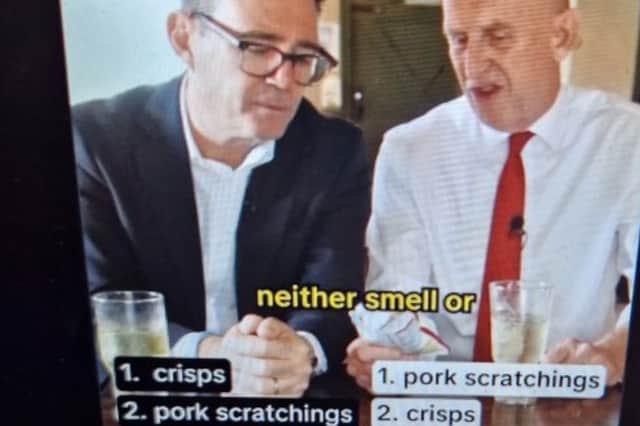 Andy Burnham and John Healey rank their pub snacks