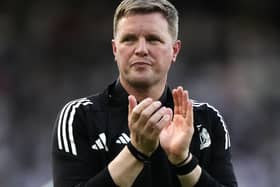 Eddie Howe applauding