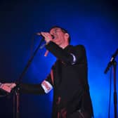 3D aka Robert Del Naja performs with Massive Attack during Glastonbury Festival