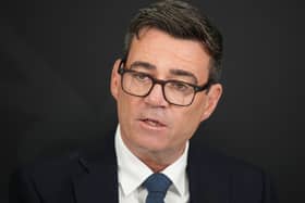 Prime Minister Andy Burnham during a National Economic Council meeting at No 10 North, located in Heron House, central Manchester