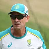 Justin Langer pictured during his time as Australia coach