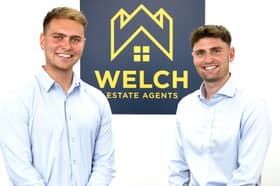 Brothers Callum (left) and Tom Welch who own Welch Estate Agents in Wem