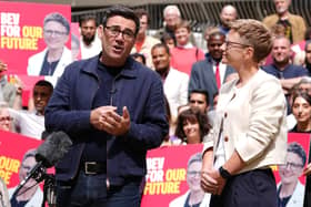 Prime Minister Andy Burnham joins newly-elected Mayor of Greater Manchester Bev Craig