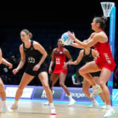 Jessica Shaw takes the ball