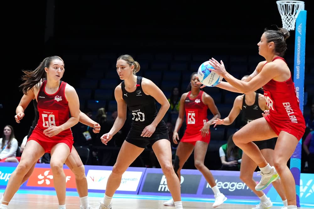 Jessica Shaw takes the ball