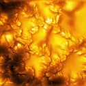 The sun's surface