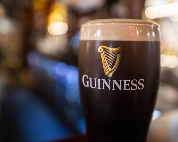 A pint of Guinness