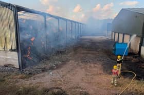 Firefighters were at the scene of the blaze for a number of hours.