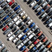 New cars at Royal Portbury Docks, North Somerset
