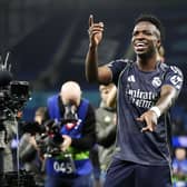 Vinicius Junior is all smiles