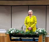 Member of the Senedd for Gwynedd Malddwyn, Claire Johnson-Wood taking her oath.