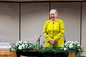 Member of the Senedd for Gwynedd Malddwyn, Claire Johnson-Wood taking her oath.