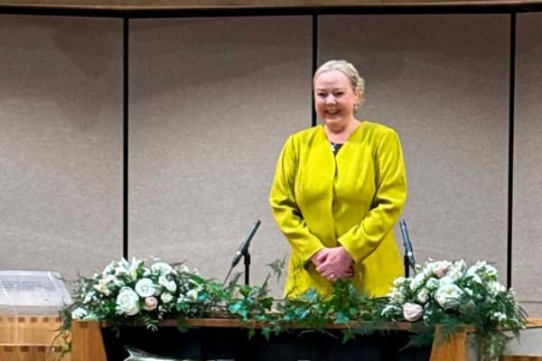 Member of the Senedd for Gwynedd Malddwyn, Claire Johnson-Wood taking her oath.