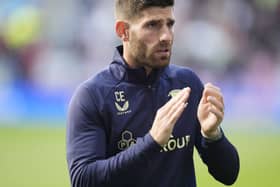 Ched Evans applauds the fans