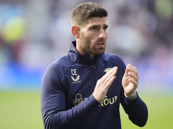 Ched Evans applauds the fans