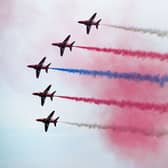 Red Arrows display