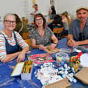 From left are Karen Sillar, Caris Jackson, and Darren Pollard at the event hosted at the English Bridge Workshops.