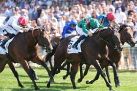 Samangan carried the Aga Khan colours to victory in the Prix Maurice de Gheest