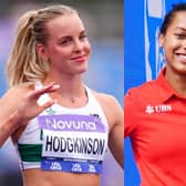 Keely Hodgkinson, left, and Audrey Werro