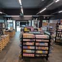 The inside of a HMV shop