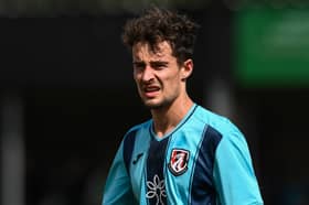 Adam Knott was on target for Guilsfield Picture: Craig Thomas/FAW