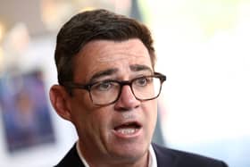 Headshot of Andy Burnham speaking