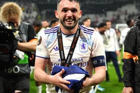 John McGinn celebrates