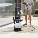 The portable 1600W pressure washer is advertised with up to 135-bar pressure and costs £40.99