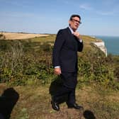 Prime Minister Andy Burnham during a visit to HM Coastguard Maritime Rescue Coordination Centre, in Dover