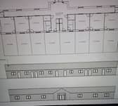 Plans for the cattery at Brunant Farm, Llowes