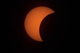 Layla Reed caught this through a telescope