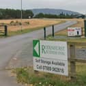 Entrance to Rodenhurst Business Park between Shrewsbury and Newport. 