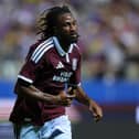 Evann Guessand in action for Aston Villa during pre-season (Photo by Pakawich Damrongkiattisak/Getty Images)