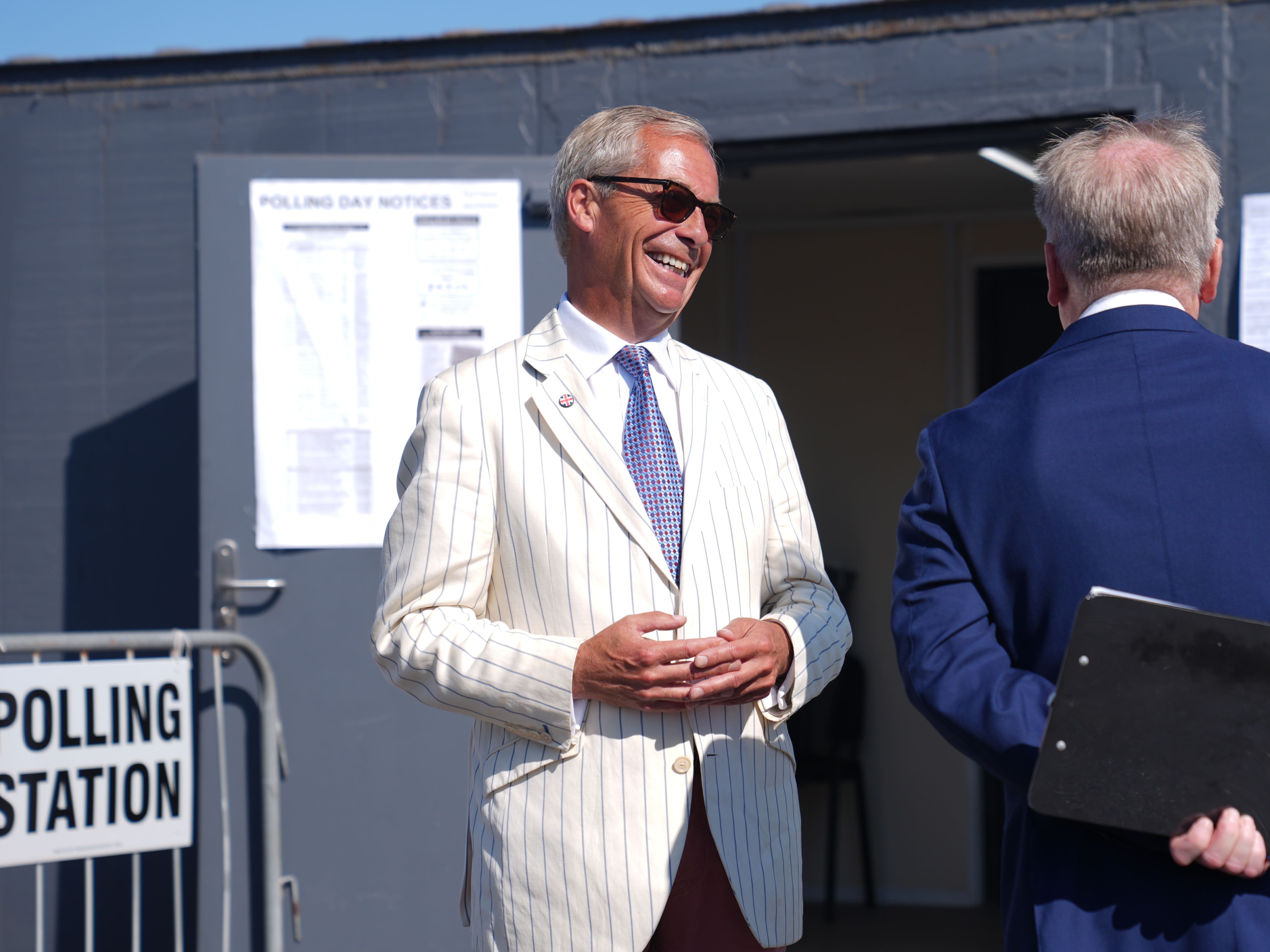 Voters go to polls in Clacton by-election triggered by Farage