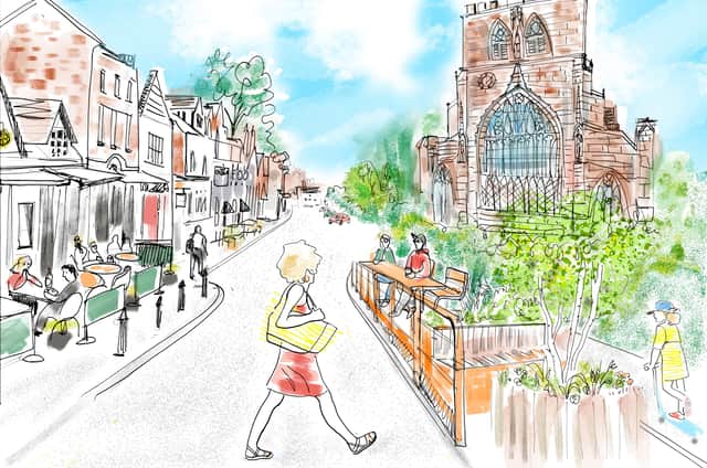 An artist's impression of how the site will look.