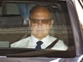 Glyn Razzell in the front seat of a car