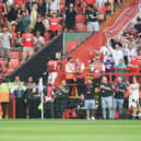 Tyreece Campbell celebrates after scoring Charlton's winner