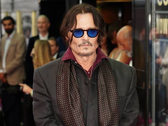 Johnny Depp at the Modigliani -Three Days On The Wing Of Madness UK premiere