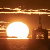 An oil platform