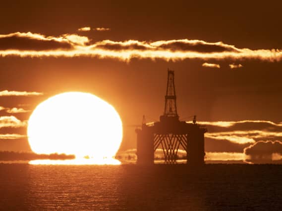 An oil platform