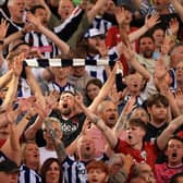 Albion fans at Norwich in the 2-1 win last weekend.