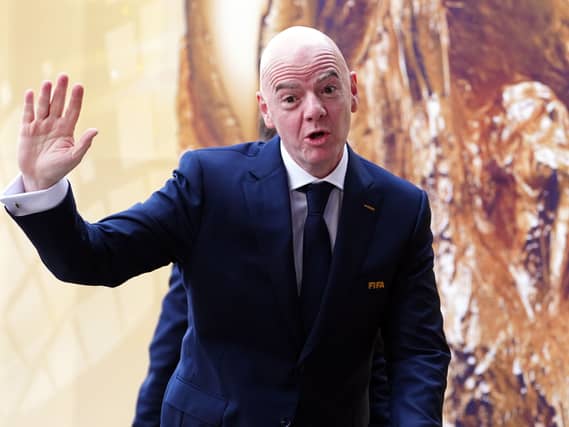FIFA president Gianni Infantino pictured at the 2026 World Cup final
