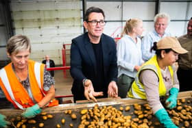 Andy Burnham visits Cornwall