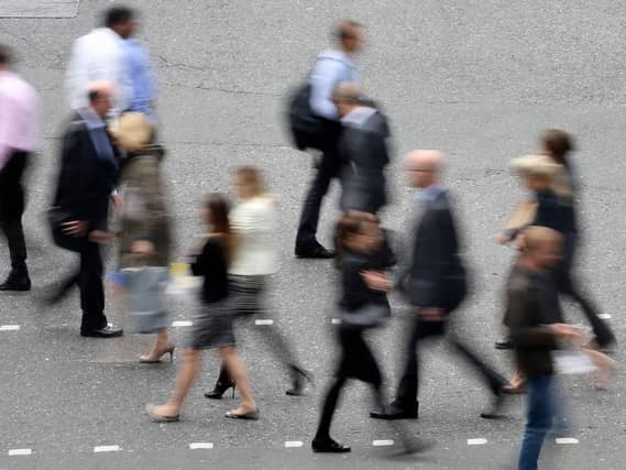 Workers in the City of London.