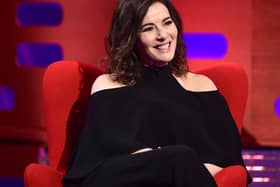 Nigella Lawson during the filming for the Graham Norton Show