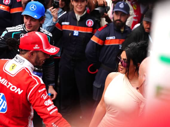 Lewis Hamilton and Kim Kardashian