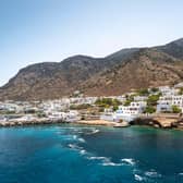 Port town of Sifnos in Greece