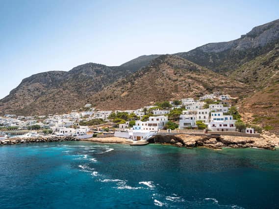 Port town of Sifnos in Greece