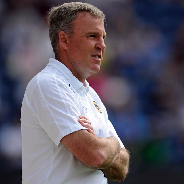 Kenny Jackett watches on during his first game in charge
