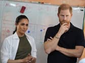 The Duchess and Duke of Sussex during a visit to Jordan